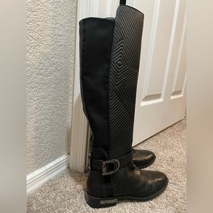 Vince Camuto Pordalia Knee High Boots, Black, size 7.5M